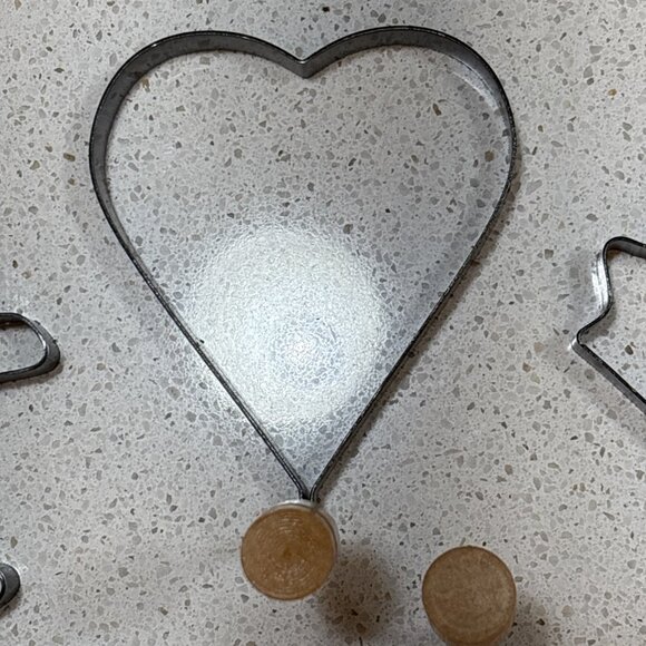 Pancake Ring Mold Lot 9 Holiday Truck Plane Cookie Heart Amaco Handles Non Stick - Picture 7 of 16